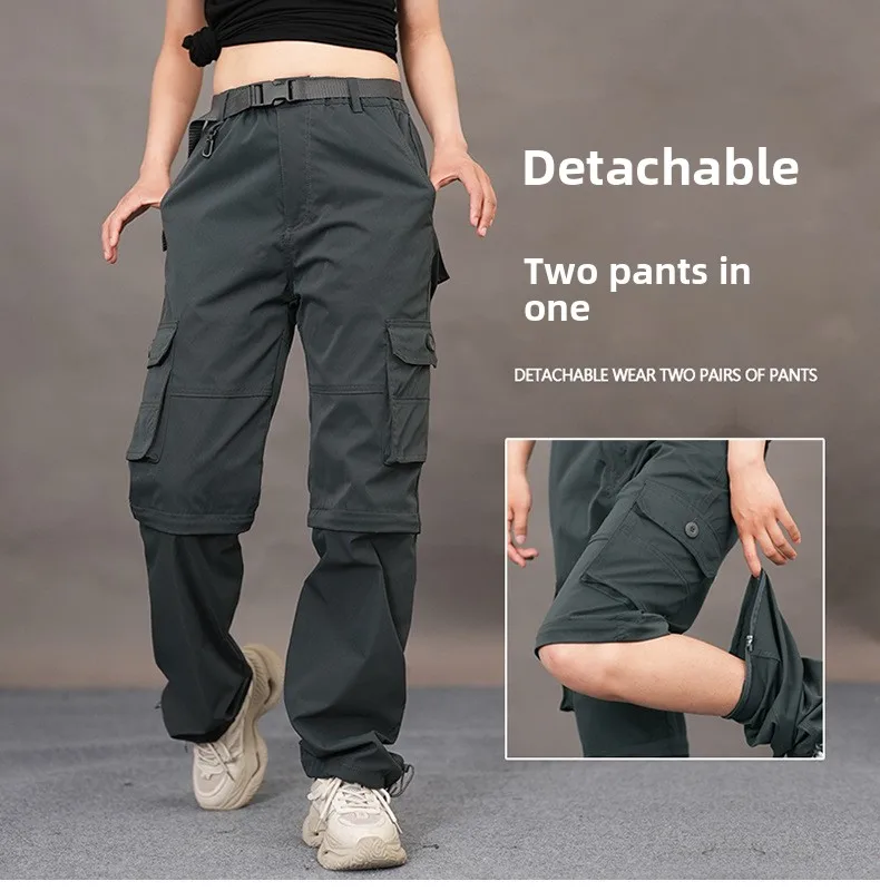 Summer Lightweight Work Pants - Outdoor Quick-Drying Trousers For Men And Women, With Multiple Pockets And Detachable Design.
Summer Lightweight Work Pants - Outdoor Quick-Drying Trousers For Men And Women, With Multiple Pockets And Detachable Design.