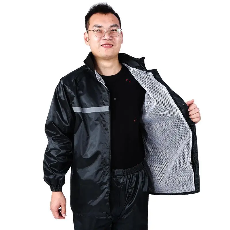 Thickened Reflective Raincoat And Rain Pants Set for Men Adult Separate Worksite Agricultural Use Heavy Duty Anti-Lightning
Thickened Reflective Raincoat And Rain Pants Set for Men Adult Separate Worksite Agricultural Use Heavy Duty Anti-Lightning
