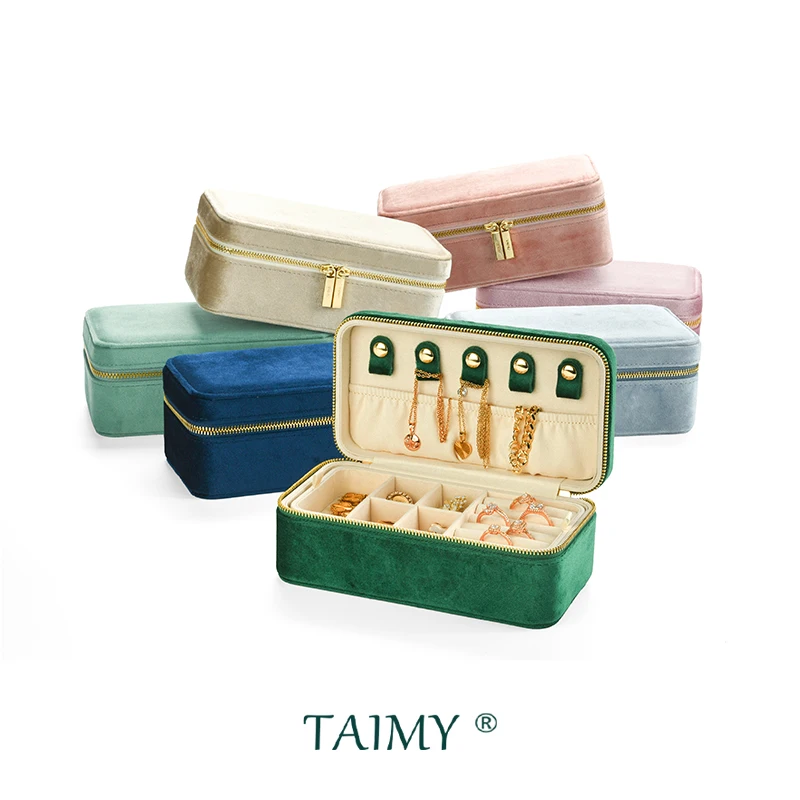 Double-Layer Storage Box Pendant Ring Bracelet Display Travel Jewelry Box Velvet Portable Jewelry Box
Double-Layer Storage Box Pendant Ring Bracelet Display Travel Jewelry Box Velvet Portable Jewelry Box