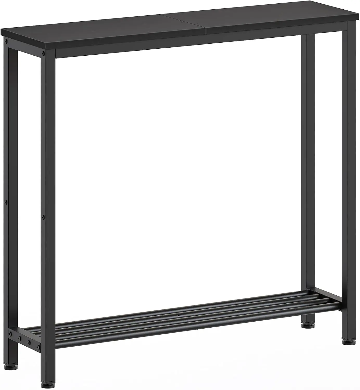 2-Tier Narrow Console Table, 29.5" Thin Sofa Table with Shelves for Living Room Entryway Black
2-Tier Narrow Console Table, 29.5" Thin Sofa Table with Shelves for Living Room Entryway Black