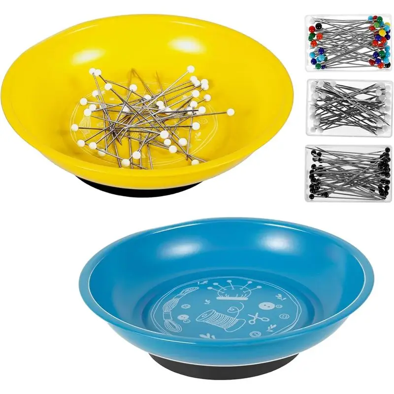 ~Latest Model Magnetic Pin Holder Bowl Magnetic Pin Holder, 150Pcs Ball Head Straight Pins For DIY Crafts
~Latest Model Magnetic Pin Holder Bowl Magnetic Pin Holder, 150Pcs Ball Head Straight Pins For DIY Crafts