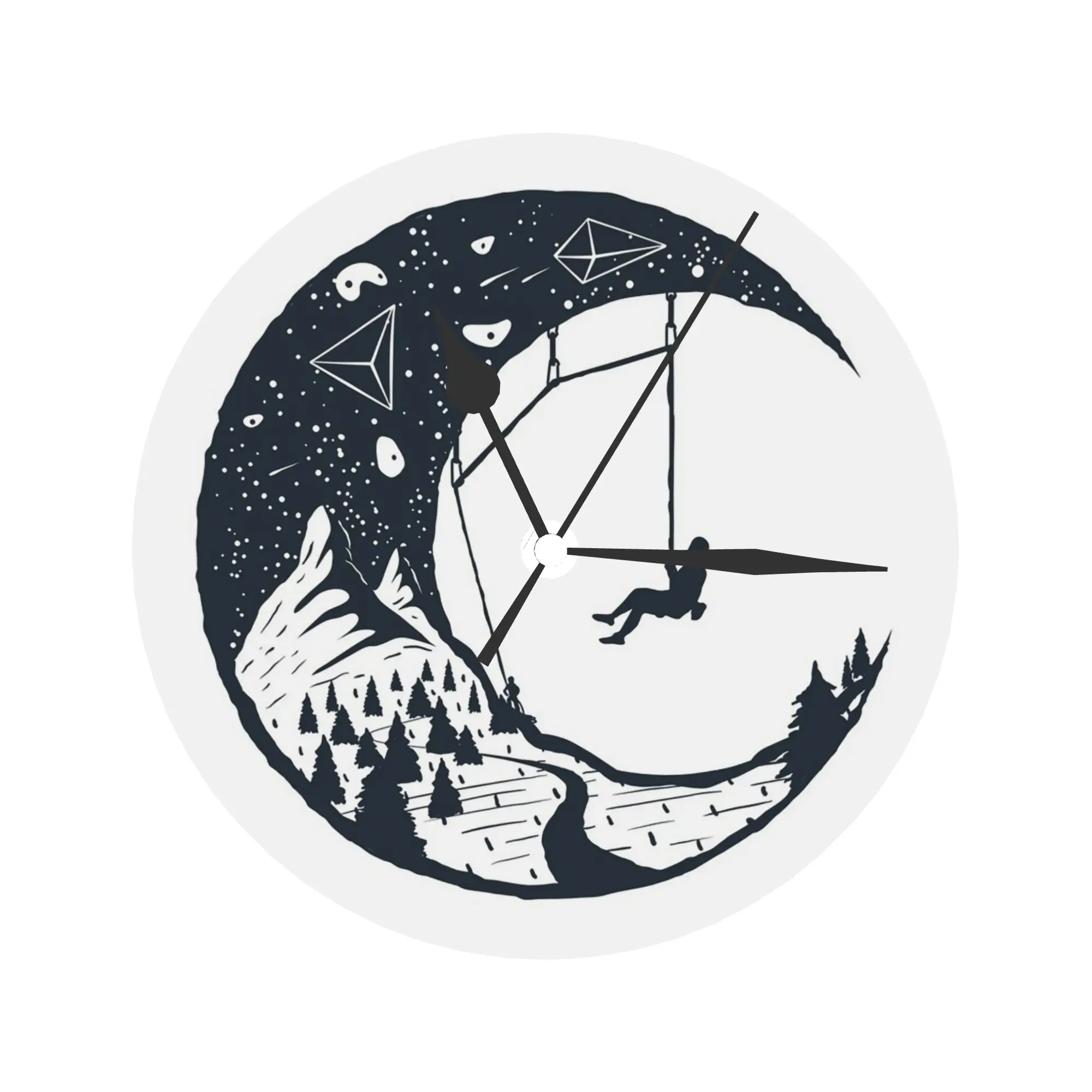 Настенные часы Climber's Sky, украшение комнаты, бесшумные круглые часы для спальни, гостиной, кухни, дома
Настенные часы Climber's Sky, украшение комнаты, бесшумные круглые часы для спальни, гостиной, кухни, дома