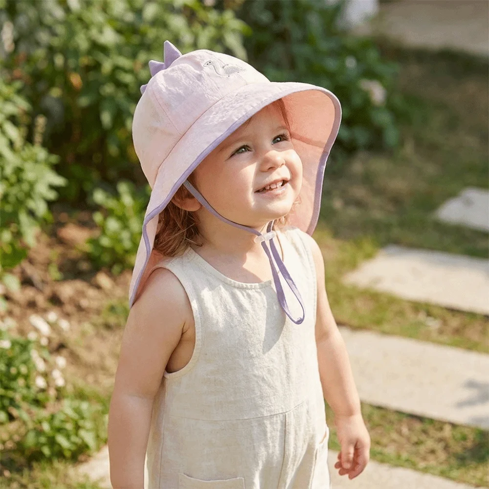 Cartoon Kids Shawl Sun Hat Breathable Mesh UV Protection Children Beach Hat Comfortable with Windproof Rope
Cartoon Kids Shawl Sun Hat Breathable Mesh UV Protection Children Beach Hat Comfortable with Windproof Rope