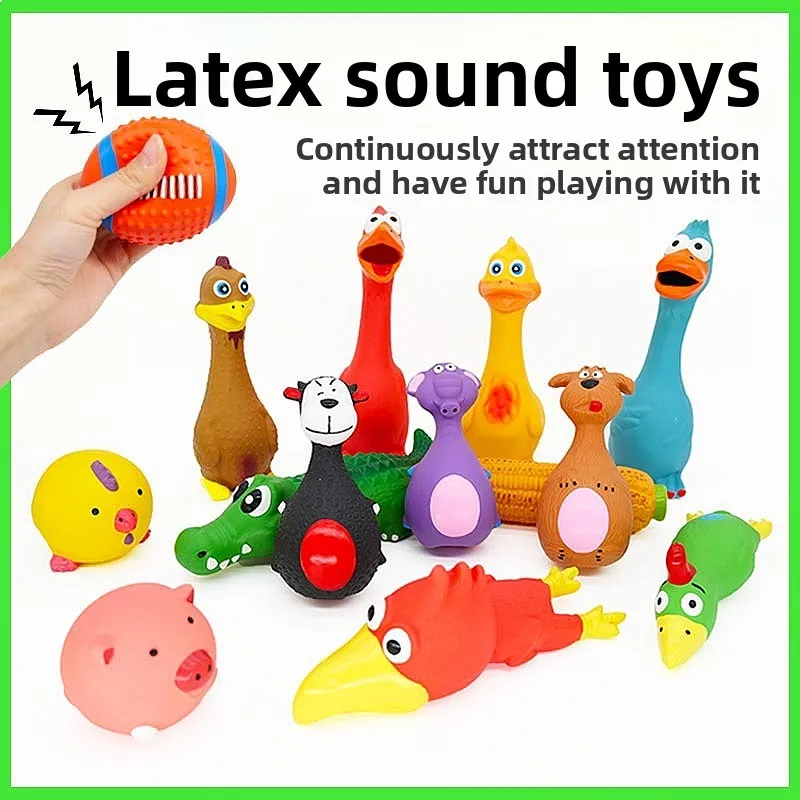 Dog Toy Wholesale Squeaky Latex Toy Set Natural Rubber Teething Chew Durable Pet Supplies
Dog Toy Wholesale Squeaky Latex Toy Set Natural Rubber Teething Chew Durable Pet Supplies