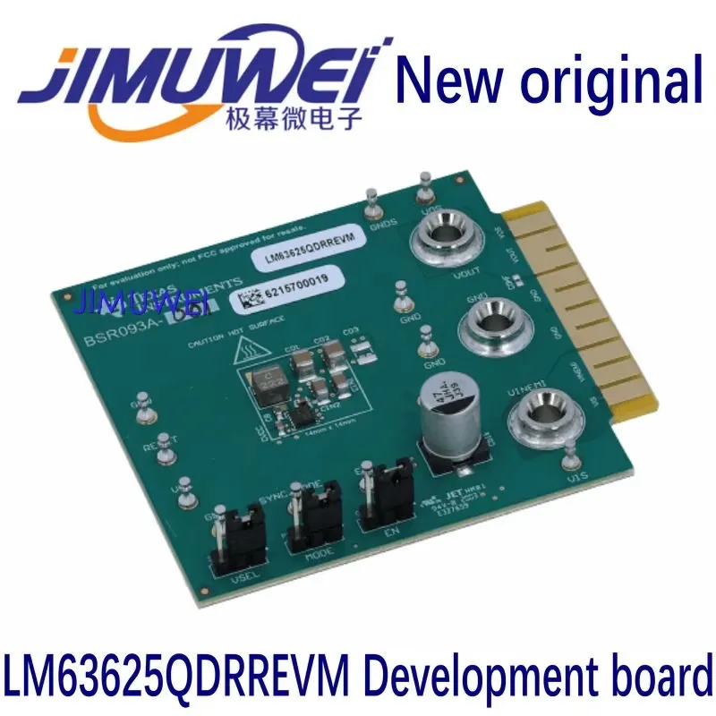 LM63625QDRREVM Макетная плата для модуля оценки расширенного спектра понижающего преобразователя напряжения от 3,5 В до 36 В, 2,5 А
LM63625QDRREVM Макетная плата для модуля оценки расширенного спектра понижающего преобразователя напряжения от 3,5 В до 36 В, 2,5 А
