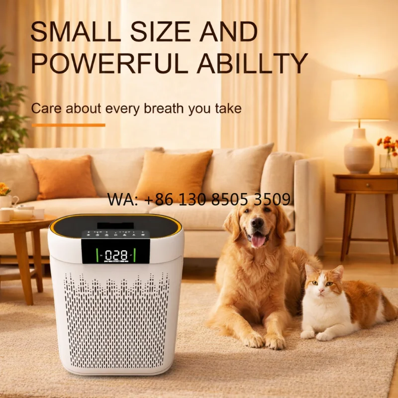 OEM Customized High Quality Large Room Household Pet Air Purifier with HEPA Filter Electric Purifier for Cleaner Room Air
OEM Customized High Quality Large Room Household Pet Air Purifier with HEPA Filter Electric Purifier for Cleaner Room Air