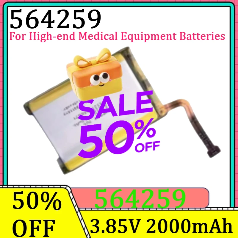 For High-end Medical Equipment Batteries New 564259 P93239027302 2000mAh 3.85V Battery
For High-end Medical Equipment Batteries New 564259 P93239027302 2000mAh 3.85V Battery