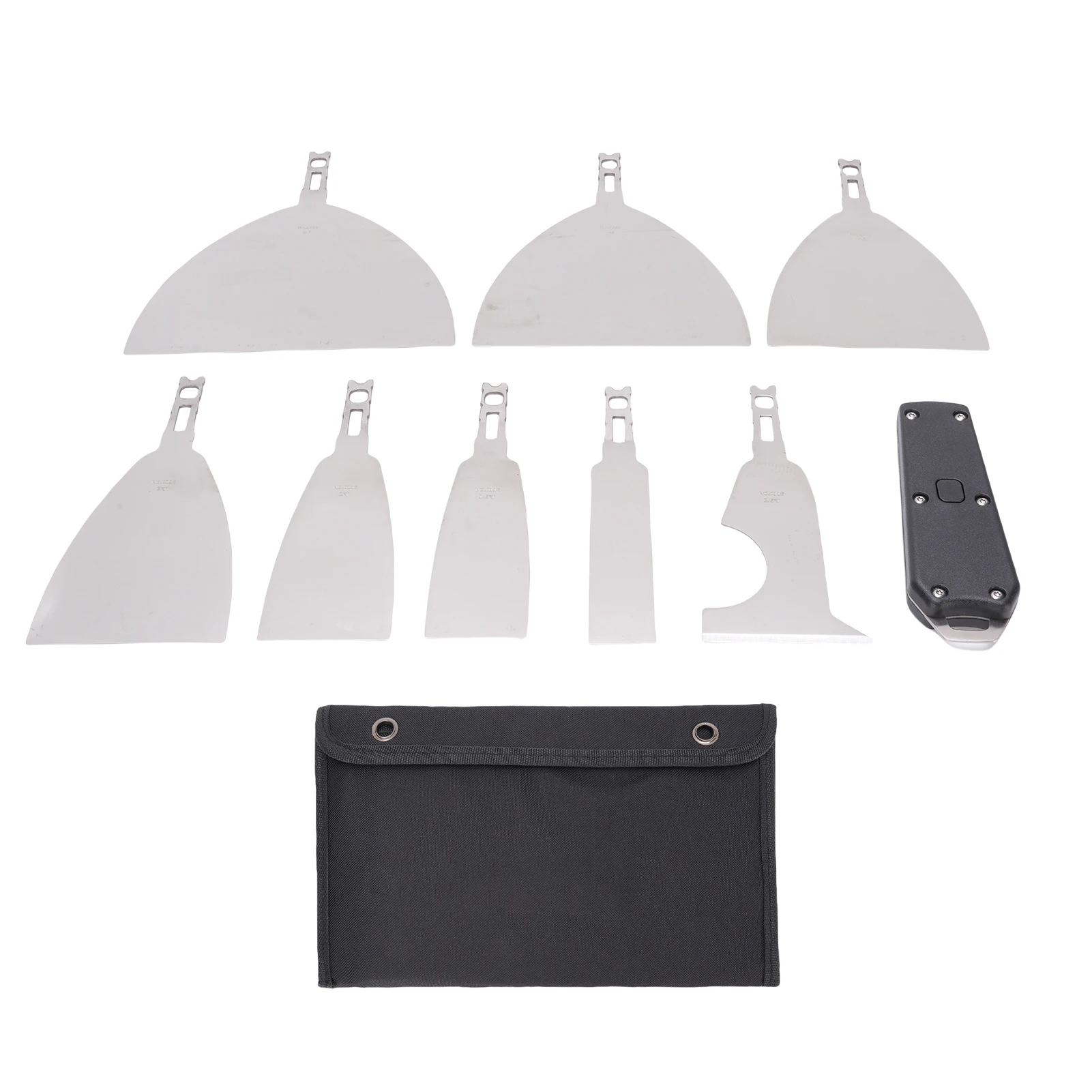 Набор скребков для шпаклевки из нержавеющей стали, многофункциональный инструмент для ремонта стен, малярный валик для очистки соскабливания гипсокартона со сменными головками из 8 шт.
Набор скребков для шпаклевки из нержавеющей стали, многофункциональный инструмент для ремонта стен, малярный валик для очистки соскабливания гипсокартона со сменными головками из 8 шт.