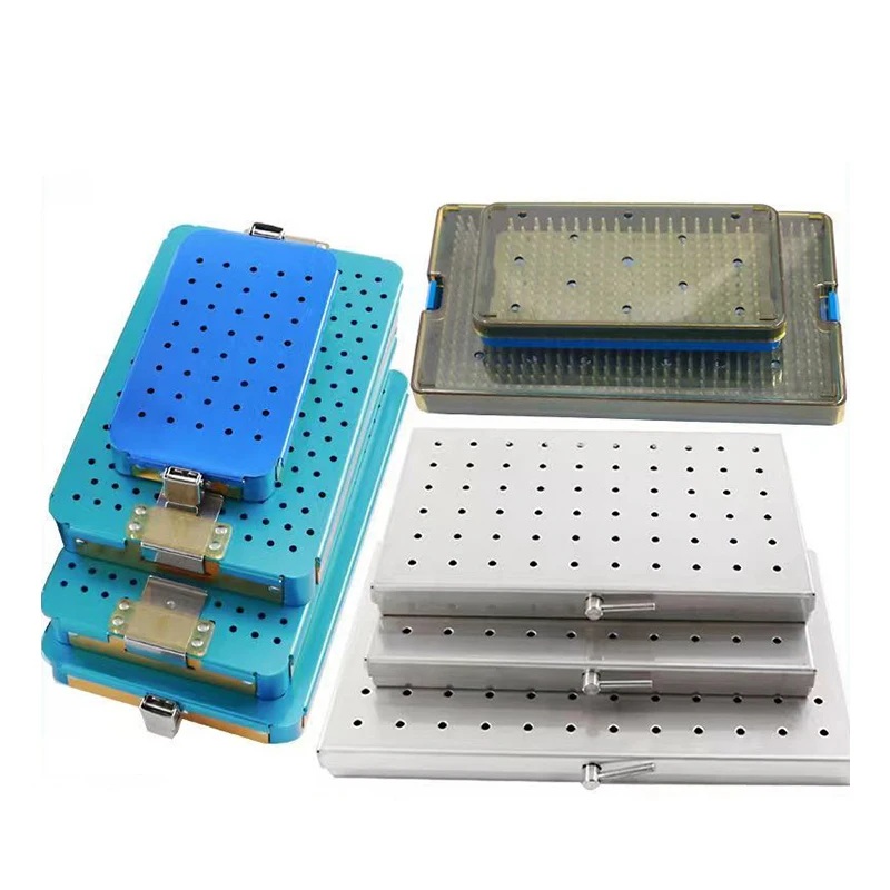 Sterilization box Imported silicone eye surgical tools high-temperature resistant aluminum alloy sterilization box
Sterilization box Imported silicone eye surgical tools high-temperature resistant aluminum alloy sterilization box