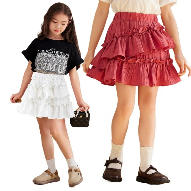 Summer Girl Skirt Teenager Girl Ruffle Hem Skirts Cake Layered Girls Clothes Plus Size Children Kids Outfit Casual Party Botique
Summer Girl Skirt Teenager Girl Ruffle Hem Skirts Cake Layered Girls Clothes Plus Size Children Kids Outfit Casual Party Botique