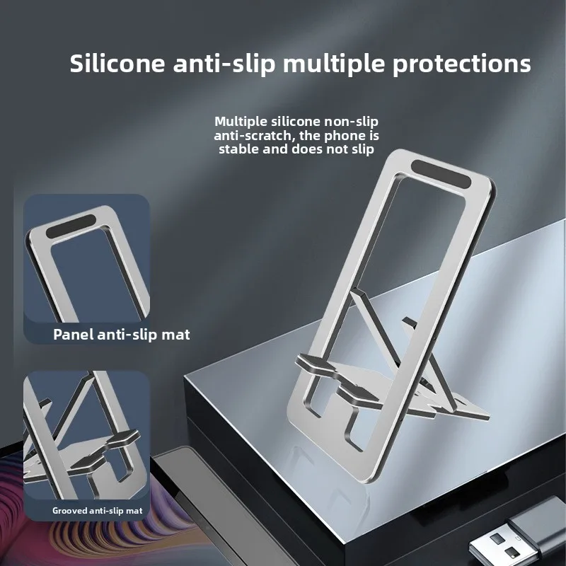 Metal Foldable Phone Stand Adjustable Non-slip Desk Cell Phone Holder Portable Thin Mobile Phone Support Travel Office
Metal Foldable Phone Stand Adjustable Non-slip Desk Cell Phone Holder Portable Thin Mobile Phone Support Travel Office