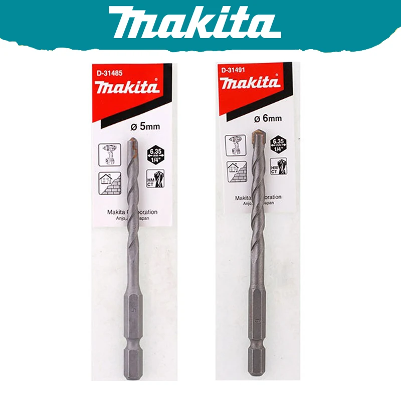 Makita D-31485 D-31491 Drill Bit Hex Shank Sturdy Durable Concrete Twist Drill Tools Accessories
Makita D-31485 D-31491 Drill Bit Hex Shank Sturdy Durable Concrete Twist Drill Tools Accessories