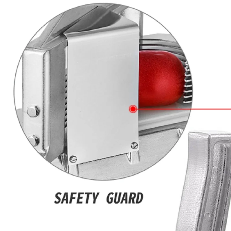 Коммерческая машина для нарезки томатов из нержавеющей стали, тонкая ручная овощерезка для лимонов, томатов, лука, инструмент для нарезки фруктов
Коммерческая машина для нарезки томатов из нержавеющей стали, тонкая ручная овощерезка для лимонов, томатов, лука, инструмент для нарезки фруктов