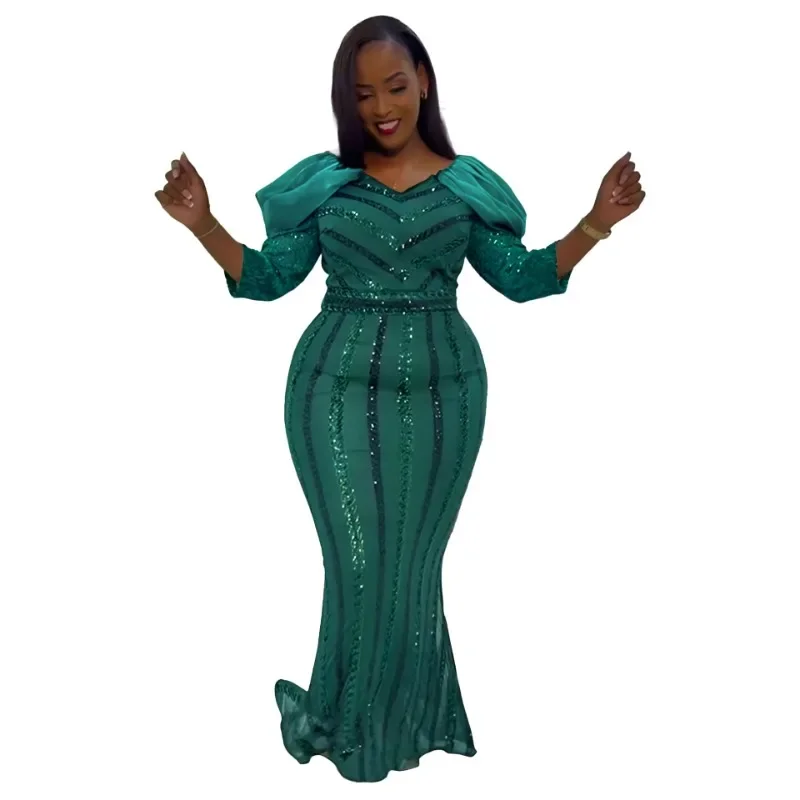 African Dresses For Women Sequin Femme Dashiki Abaya Maxi Dress Africa Clothes Dashiki Ankara Wedding Flares Dresses 2025
African Dresses For Women Sequin Femme Dashiki Abaya Maxi Dress Africa Clothes Dashiki Ankara Wedding Flares Dresses 2025