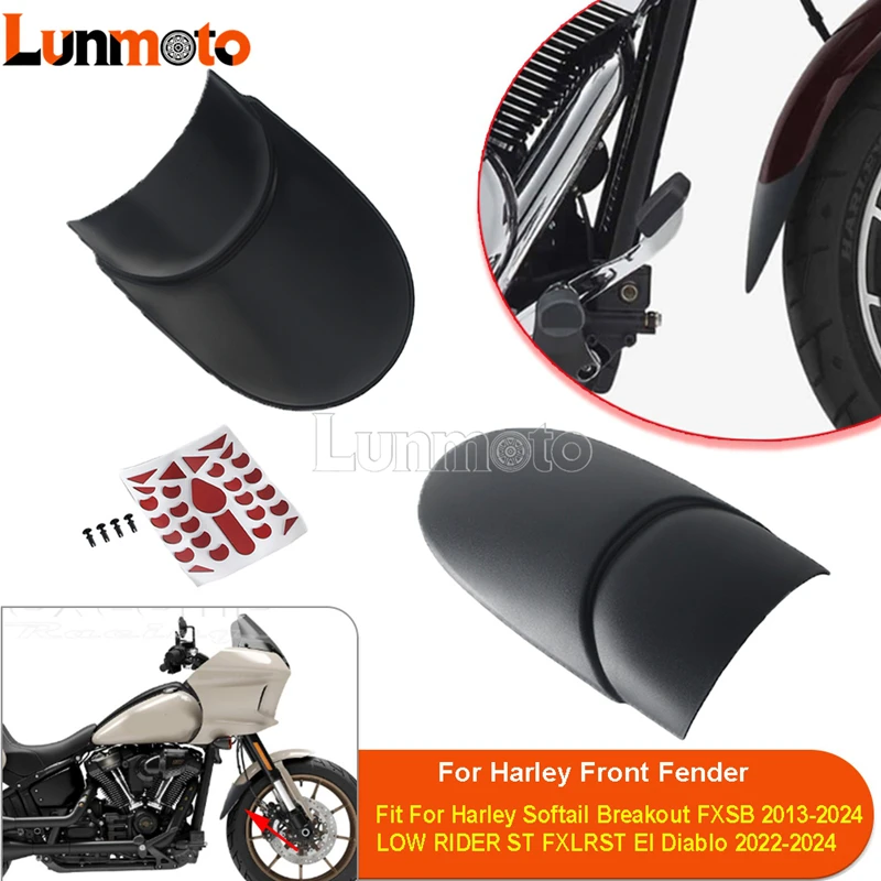 Motorcycle Plastic Front Fender Extend For Harley Softail Low Rider ST FXLRST El Diablo 2022-24 Breakout FXSB 2013-24 Mud Guard
Motorcycle Plastic Front Fender Extend For Harley Softail Low Rider ST FXLRST El Diablo 2022-24 Breakout FXSB 2013-24 Mud Guard