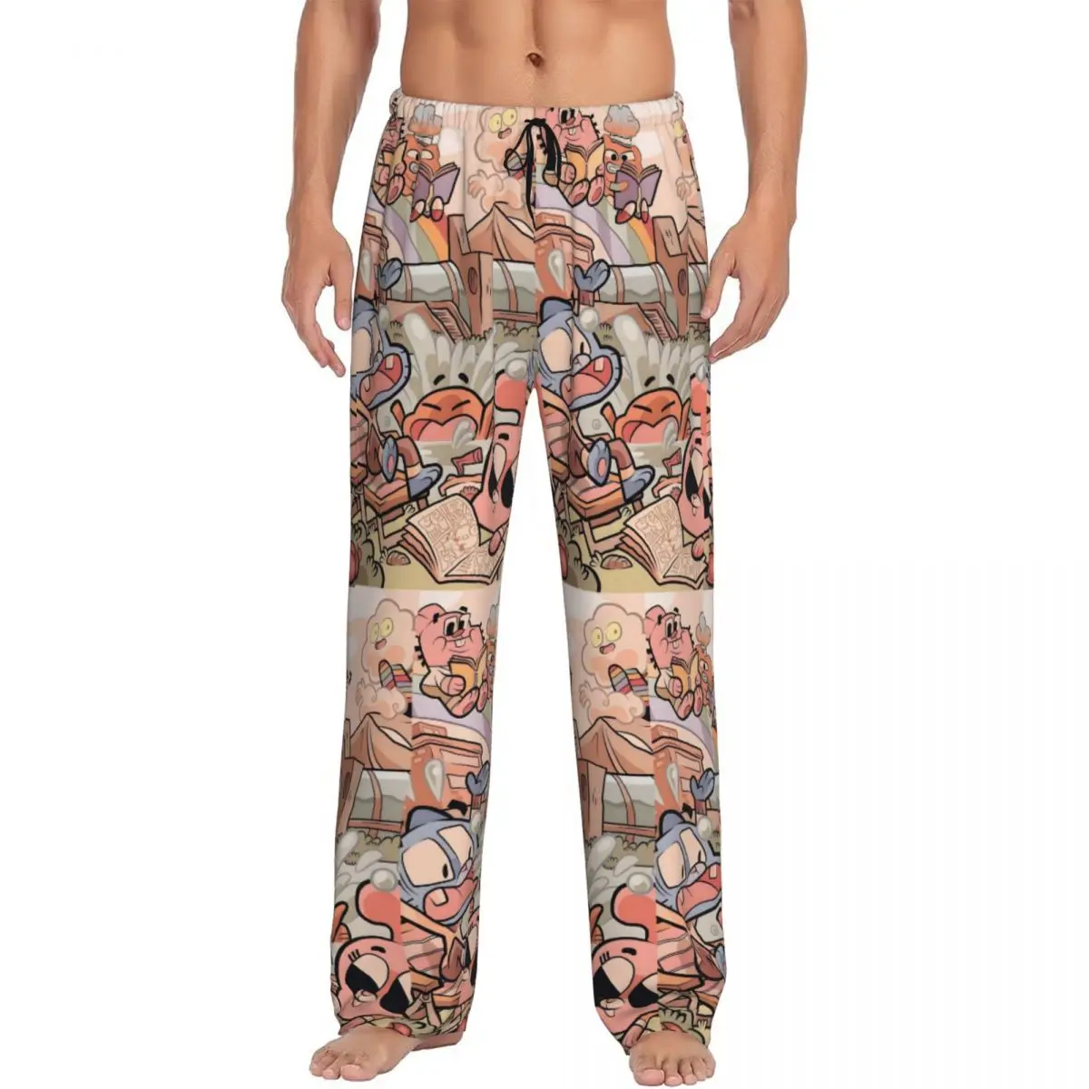 Custom Men The Amazing World Of Gumball Pajama Pants Print Funny Cartoon Sleep Sleepwear Bottoms with Pockets
Custom Men The Amazing World Of Gumball Pajama Pants Print Funny Cartoon Sleep Sleepwear Bottoms with Pockets