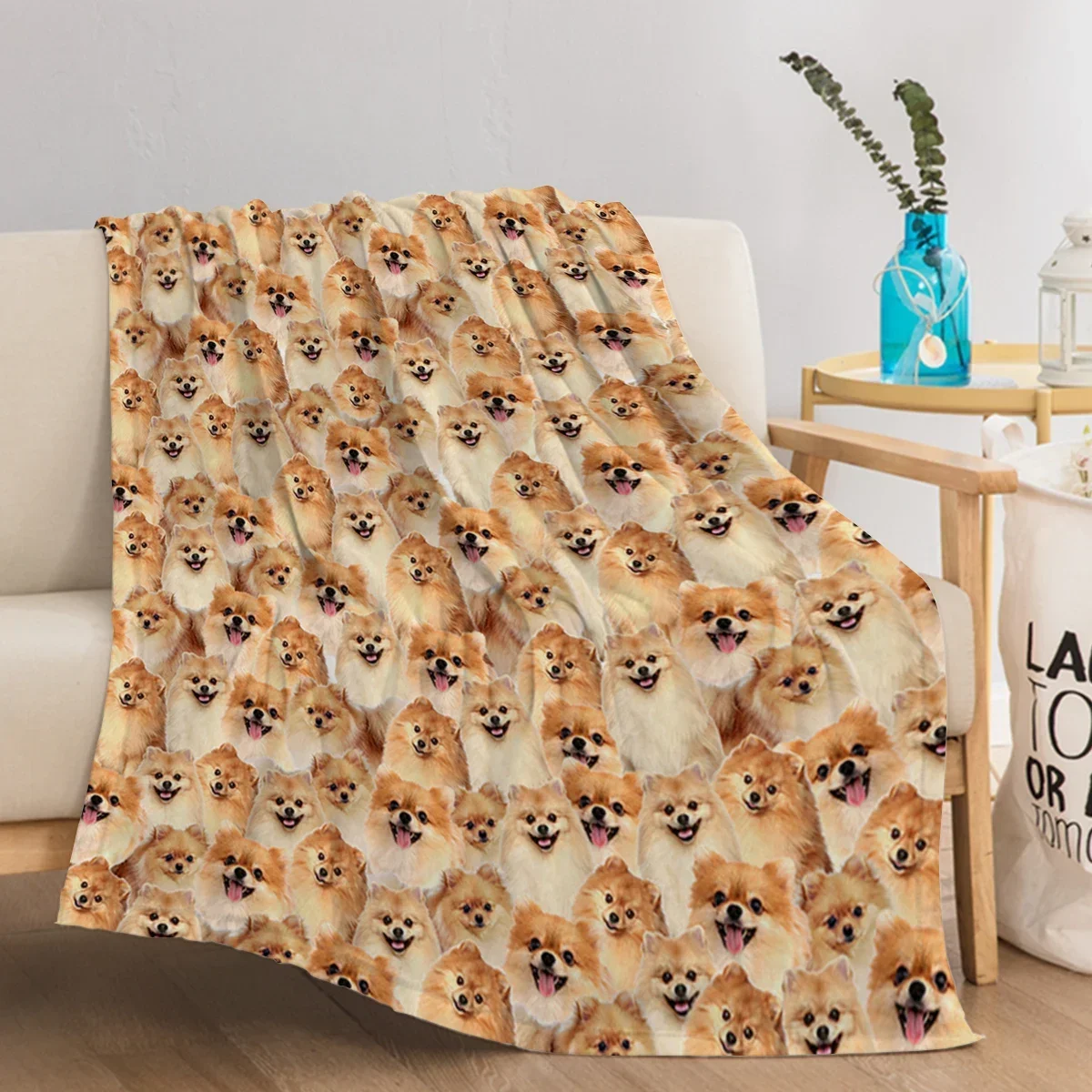 Pomeranian Throw Blanket Fuzzy Dog Blanket for Kids Pomeranian Gifts for Pomeranian Lovers Cozy Blanket for Couch Sofa Bed
Pomeranian Throw Blanket Fuzzy Dog Blanket for Kids Pomeranian Gifts for Pomeranian Lovers Cozy Blanket for Couch Sofa Bed