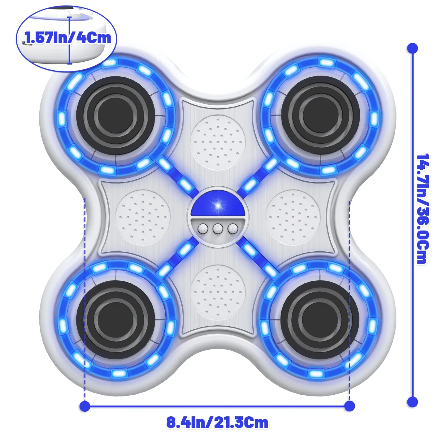 Цель для бокса с четырьмя ключами-белый корпус-белые ключи-синий светло-черный
Цель для бокса с четырьмя ключами-белый корпус-белые ключи-синий светло-черный