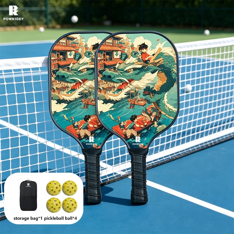1 set T300 Carbon Fiber Pickleball Paddle Set 14mm Thick PP Honeycomb Core Ultra-light Durable Suitable for Both Men And Women
1 set T300 Carbon Fiber Pickleball Paddle Set 14mm Thick PP Honeycomb Core Ultra-light Durable Suitable for Both Men And Women