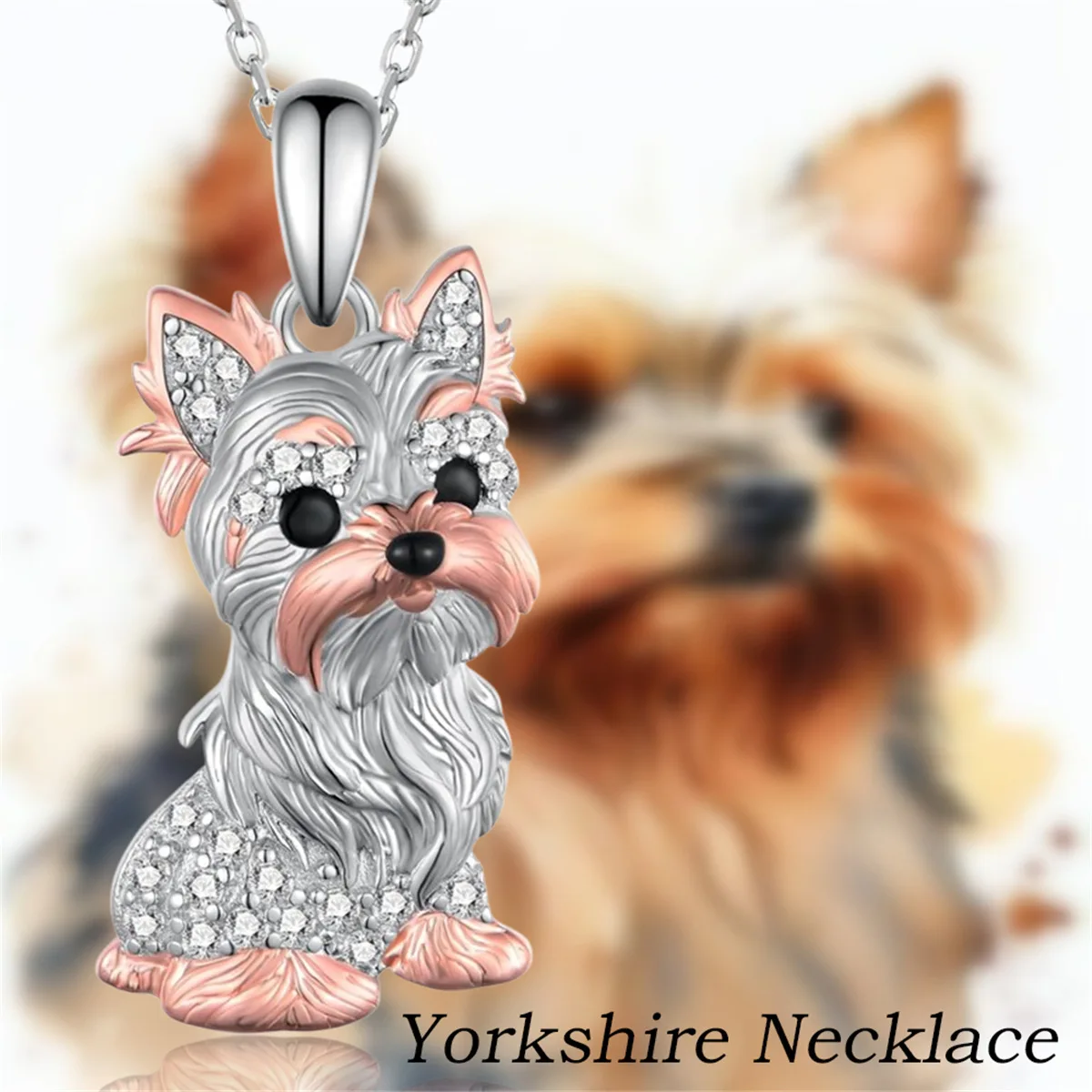Exquisite Cute Pink Ear Black Chihuahua Pendant Necklace for Women Elegant Pet Puppy Jewelry Animal Accessories Dog Lovers Gift
Exquisite Cute Pink Ear Black Chihuahua Pendant Necklace for Women Elegant Pet Puppy Jewelry Animal Accessories Dog Lovers Gift