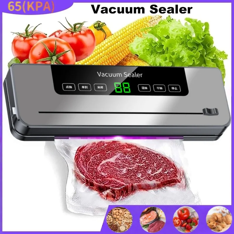 Электрический вакуумный упаковщик для сухой/влажной пищевой герметичный упаковщик, кухонное уплотнение для хранения продуктов, встроенный нож, вакуумный упаковщик, машина
Электрический вакуумный упаковщик для сухой/влажной пищевой герметичный упаковщик, кухонное уплотнение для хранения продуктов, встроенный нож, вакуумный упаковщик, машина