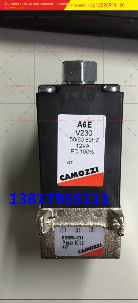 Solenoid valve 638M 101 A6E 638M 101 A6D A63 A6B
Solenoid valve 638M 101 A6E 638M 101 A6D A63 A6B