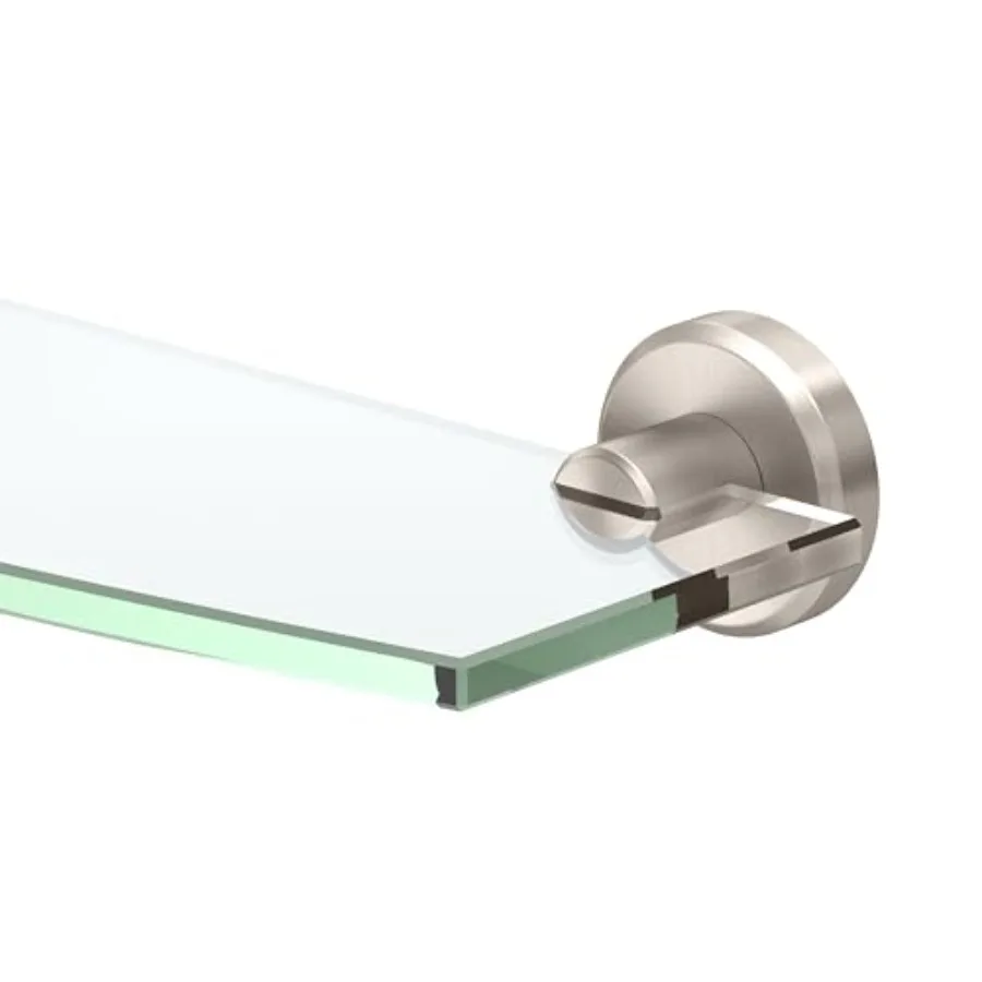 Bathroom wall-mounted floating glass shelf tempered clear glass satin nickel finish 20.13 x 5.38 sleek rectangle design for mod
Bathroom wall-mounted floating glass shelf tempered clear glass satin nickel finish 20.13 x 5.38 sleek rectangle design for mod
