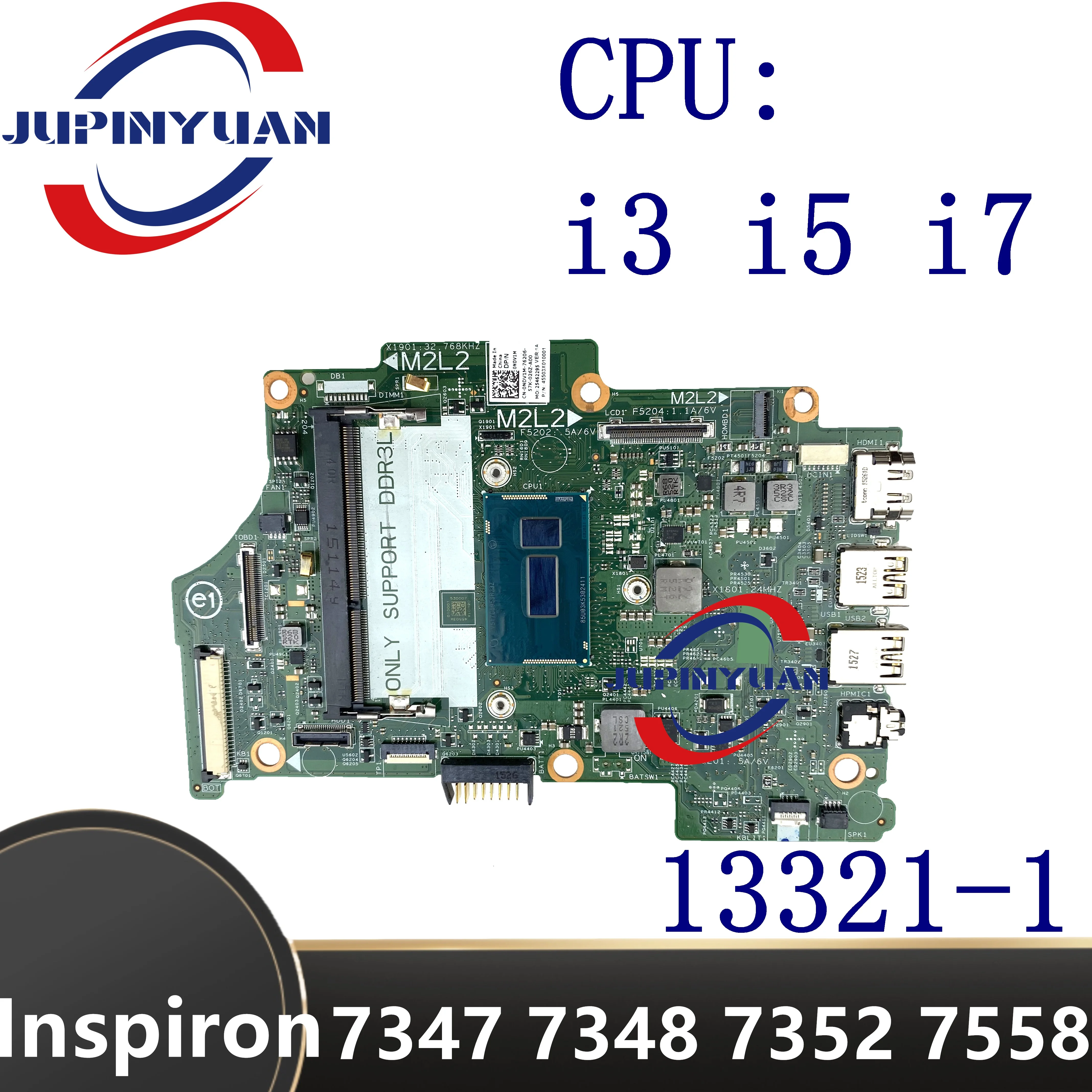Компьютер Dell Inspiron 13 7000 7347 7348 7352 7558 материнская плата 13321 - 1 07166J 7166J 0NDV1M NDV1M 08H90T 8H90T 03V489 с процессором I5 I3 I7
Компьютер Dell Inspiron 13 7000 7347 7348 7352 7558 материнская плата 13321 - 1 07166J 7166J 0NDV1M NDV1M 08H90T 8H90T 03V489 с процессором I5 I3 I7