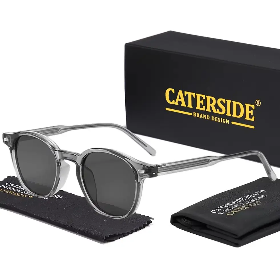CATERSIDE Vintage Men's Polarized Sunglasses High-Quality Tr-90 Round Frame Women's Outdoor Driving Travel Decorative Glasses
CATERSIDE Vintage Men's Polarized Sunglasses High-Quality Tr-90 Round Frame Women's Outdoor Driving Travel Decorative Glasses