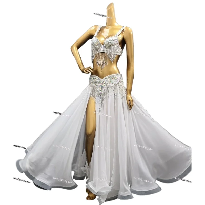High-end performance costumes Oriental dance performance costumes Large size belly dance costumes
High-end performance costumes Oriental dance performance costumes Large size belly dance costumes