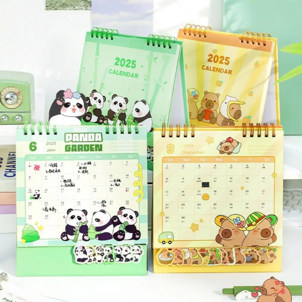 High Quality Panda/Capybara 2025 Calendar Desktop Ornament Paper Desktop Calendar Multifunctional Monthly Calendar School Office
High Quality Panda/Capybara 2025 Calendar Desktop Ornament Paper Desktop Calendar Multifunctional Monthly Calendar School Office