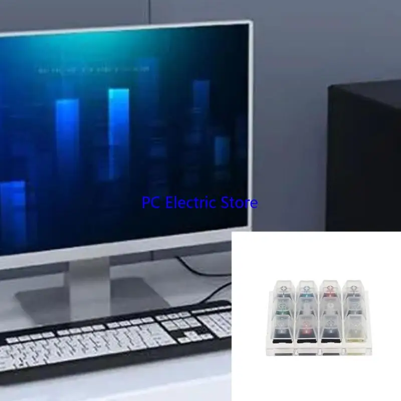 F19C Keyboard Cherry MX Shaft Testing Acrylic Switch Tester Transparent Keycap Base
F19C Keyboard Cherry MX Shaft Testing Acrylic Switch Tester Transparent Keycap Base