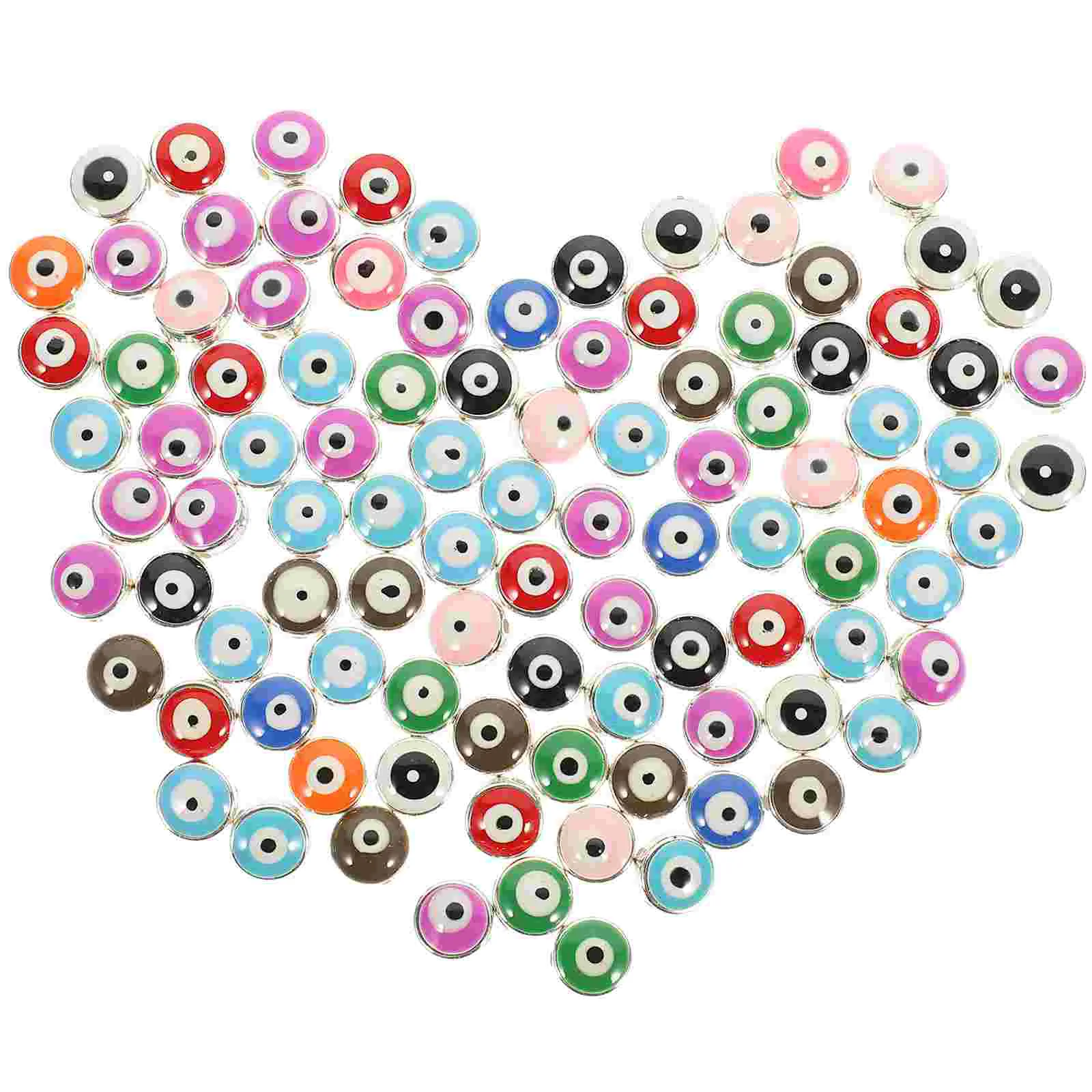 100pcs Resin Loose Beads Evil Eyes Spacer Beads Spacer Beads for DIY Crafts Jewelry Evil Eye Beads flat evil eye beads
100pcs Resin Loose Beads Evil Eyes Spacer Beads Spacer Beads for DIY Crafts Jewelry Evil Eye Beads flat evil eye beads