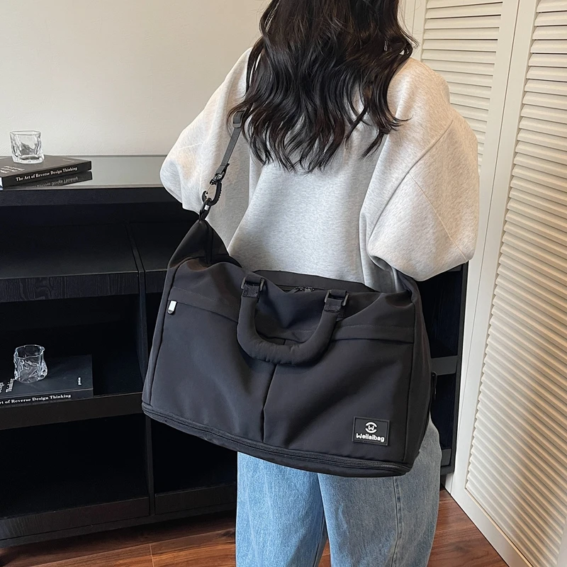 Foldable Practical Oxford Travel Bag Large Capacity Solid Color Zipper Box Handbag Hot Sale Bags for Women Bolsas Femininas
Foldable Practical Oxford Travel Bag Large Capacity Solid Color Zipper Box Handbag Hot Sale Bags for Women Bolsas Femininas