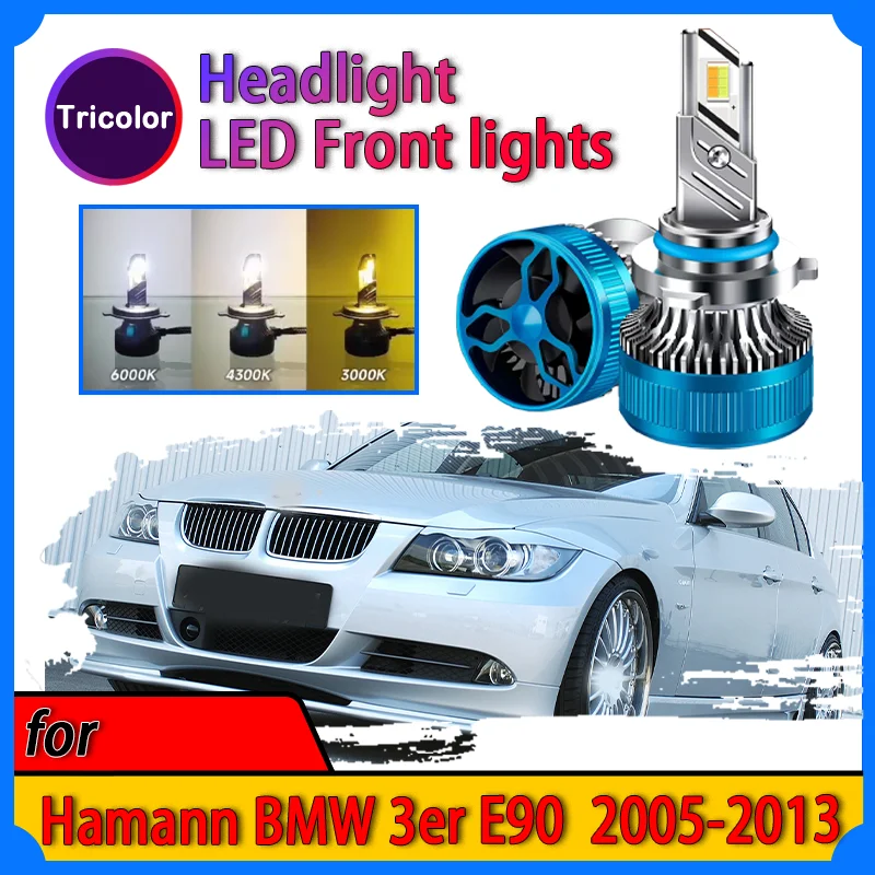 for Hamann BMW 3er E90 2005-2013 Plug and Play LED Headlight Modified lamp Strong white light Three-color adjustment Auto Parts
for Hamann BMW 3er E90 2005-2013 Plug and Play LED Headlight Modified lamp Strong white light Three-color adjustment Auto Parts