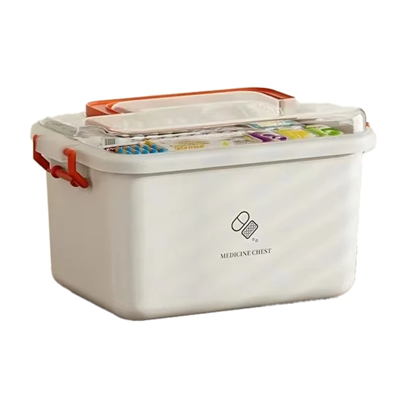 Large Capacity Portable Medicine Box,Multi-Layer Plastic Medicine Storage Box, Multifunctional Portable Kit
Large Capacity Portable Medicine Box,Multi-Layer Plastic Medicine Storage Box, Multifunctional Portable Kit