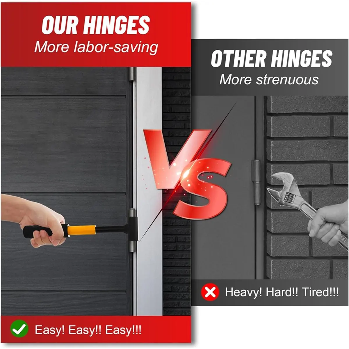 Инструмент для регулировки дверных петель 4 в 1, для жилых и коммерческих помещений, ключ для регулировки петель для дверей, сверхмощная конструкция
Инструмент для регулировки дверных петель 4 в 1, для жилых и коммерческих помещений, ключ для регулировки петель для дверей, сверхмощная конструкция