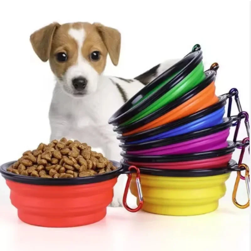 Collapsible Dog Bowl Portable Silicone Pet Travel Water Food Bowl with Carabiner for Cats Dogs
Collapsible Dog Bowl Portable Silicone Pet Travel Water Food Bowl with Carabiner for Cats Dogs