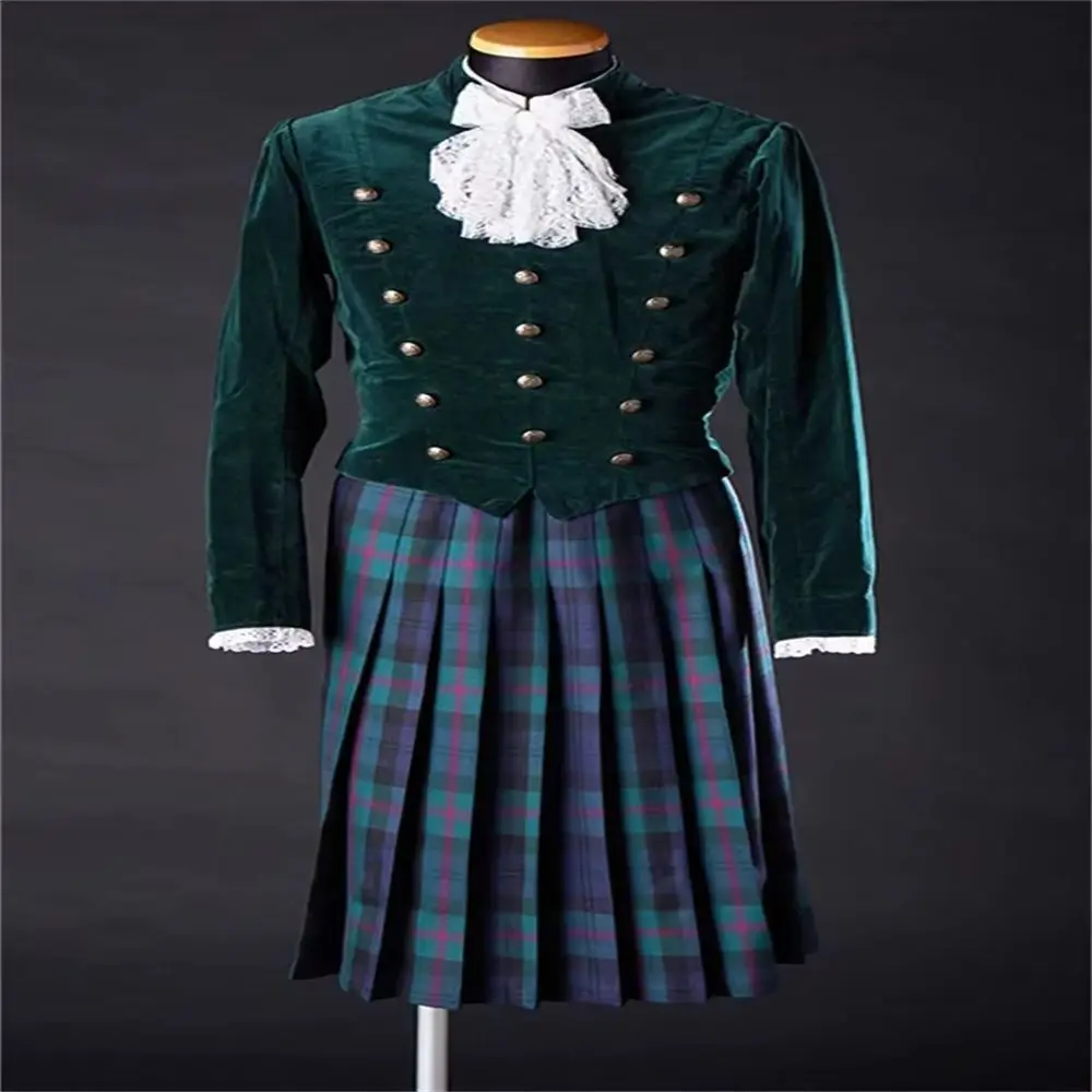 Medieval Scottish Highland Mens Cosplay Costume Georgian Century Scottish Kilt Daily Suit Custom MadeVictorian Men
Medieval Scottish Highland Mens Cosplay Costume Georgian Century Scottish Kilt Daily Suit Custom MadeVictorian Men