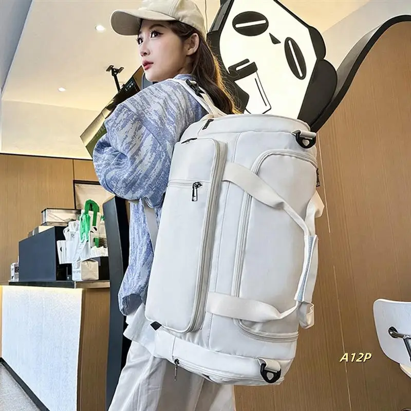 4-IN-1 Gym Bag For Women, TSA-Friendly Duffle With Shoe Compartment, 30L Travel Backpack
4-IN-1 Gym Bag For Women, TSA-Friendly Duffle With Shoe Compartment, 30L Travel Backpack