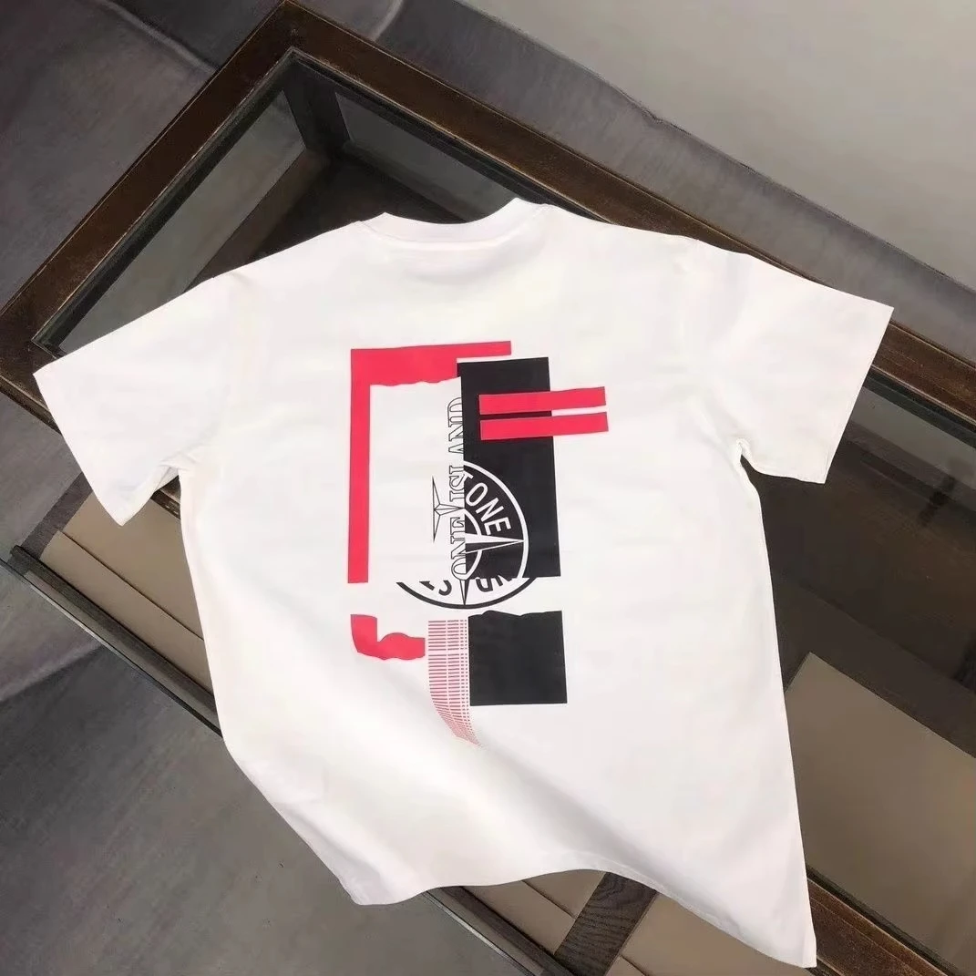 Trendy Brand American Short-sleeved Men's and Women's Loose Pure Cotton Summer Casual T-shirt New Letter Versatile Crew Neck
Trendy Brand American Short-sleeved Men's and Women's Loose Pure Cotton Summer Casual T-shirt New Letter Versatile Crew Neck