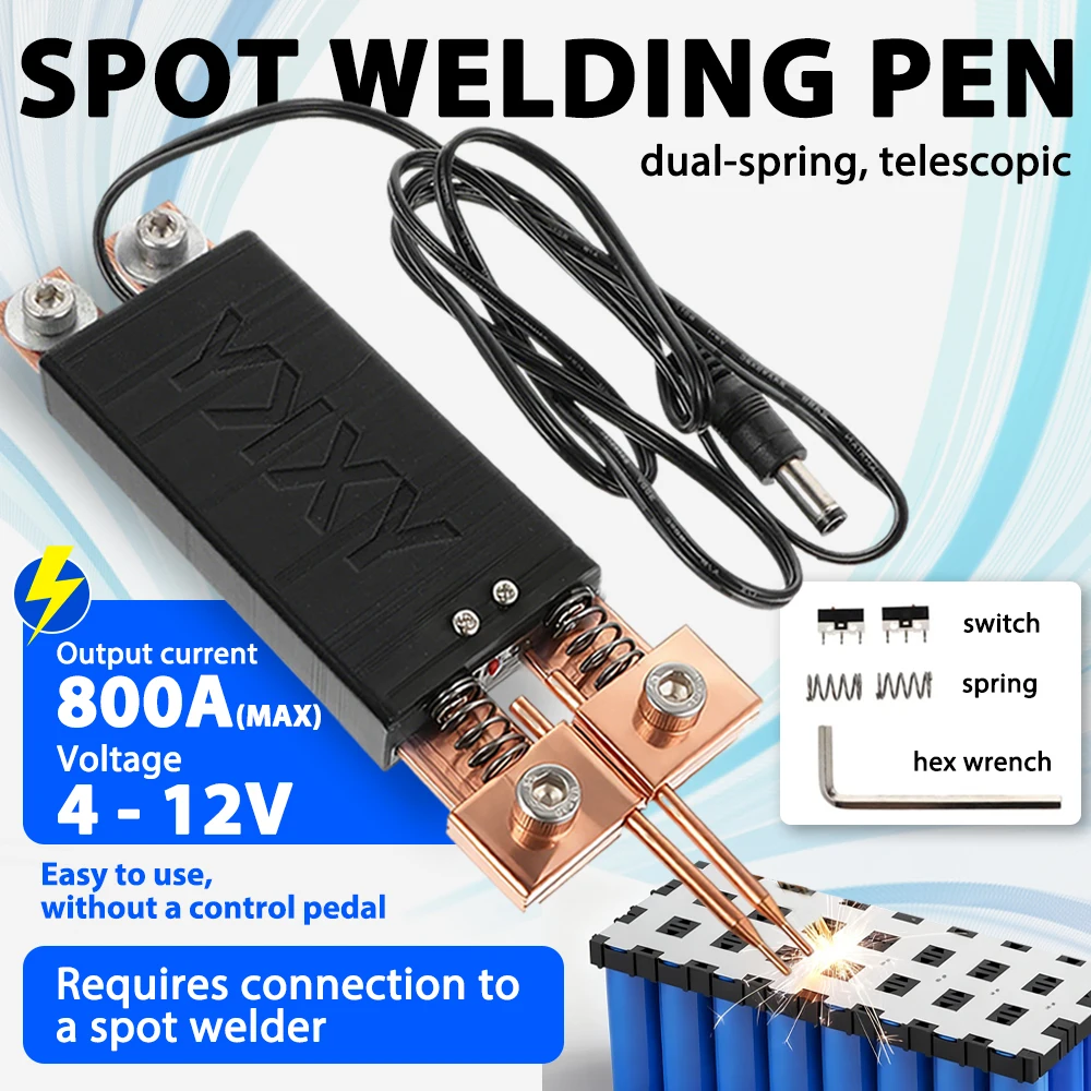 Аппарат для точечной сварки 4-12В для аккумуляторов 18650, интегрированный сварочный аппарат, интегрированная сварочная ручка, автоматический запуск, эффективный, простой в использовании
Аппарат для точечной сварки 4-12В для аккумуляторов 18650, интегрированный сварочный аппарат, интегрированная сварочная ручка, автоматический запуск, эффективный, простой в использовании