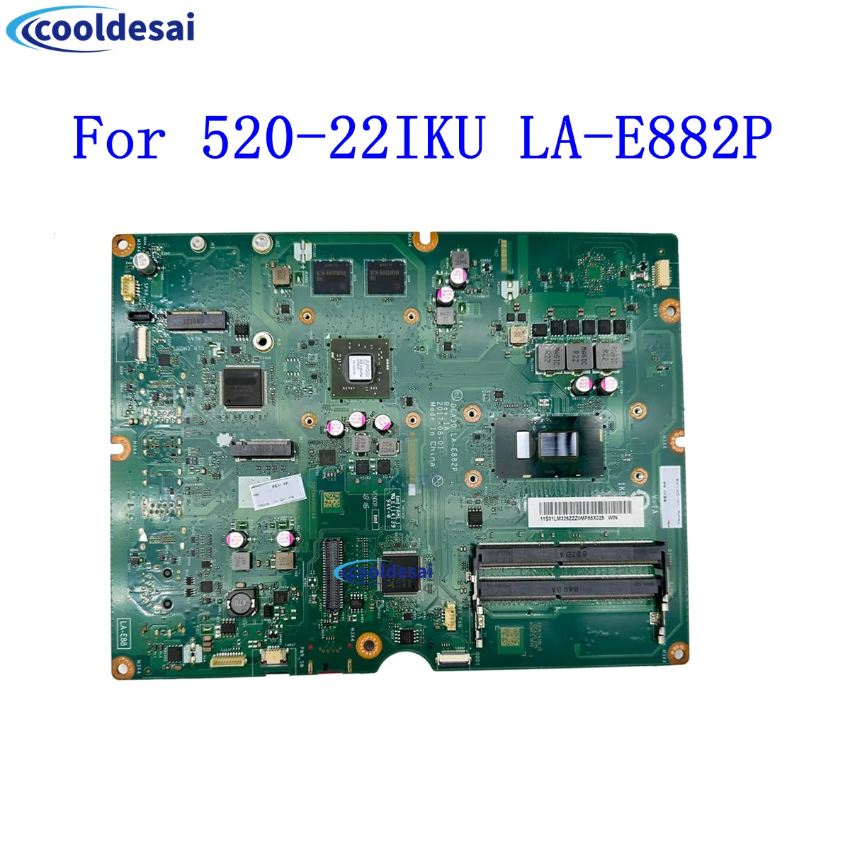 LA-E882P для материнской платы Lenovo AIO 520-22IKU I5-8250U 01LM106 01LM326 DCA30, материнская плата для моноблока, полностью протестирована
LA-E882P для материнской платы Lenovo AIO 520-22IKU I5-8250U 01LM106 01LM326 DCA30, материнская плата для моноблока, полностью протестирована