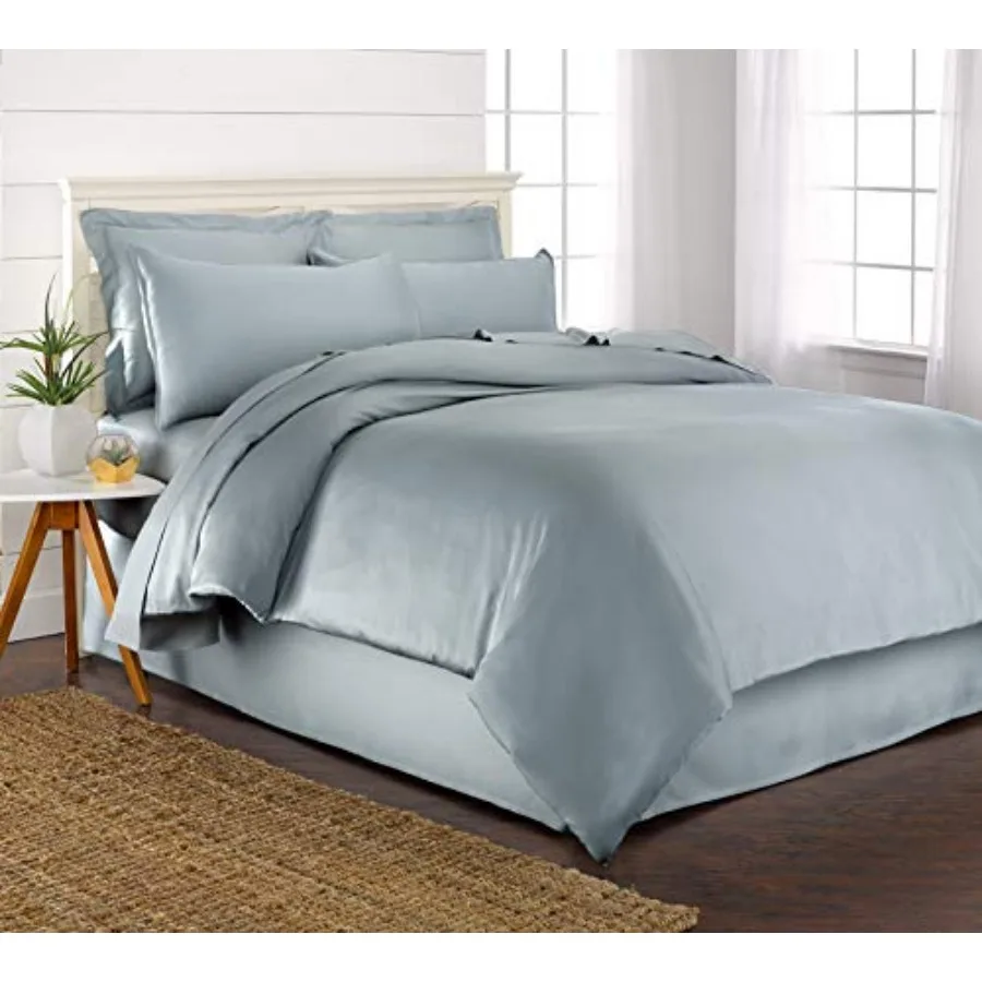 Duvet Cover by 2 Pcs Set Genuine 100% Organic Viscose Derived from Bamboo Luxuriously Soft and Cooling 1 Pillowcase
Duvet Cover by 2 Pcs Set Genuine 100% Organic Viscose Derived from Bamboo Luxuriously Soft and Cooling 1 Pillowcase