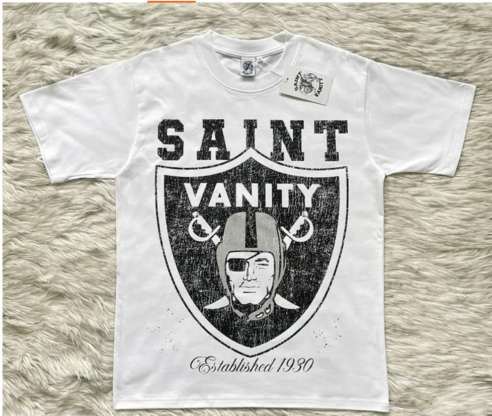 2026 SAINT VANITY Retro fashion printed casual pure cotton short sleeved T-shirt TX1675
2026 SAINT VANITY Retro fashion printed casual pure cotton short sleeved T-shirt TX1675