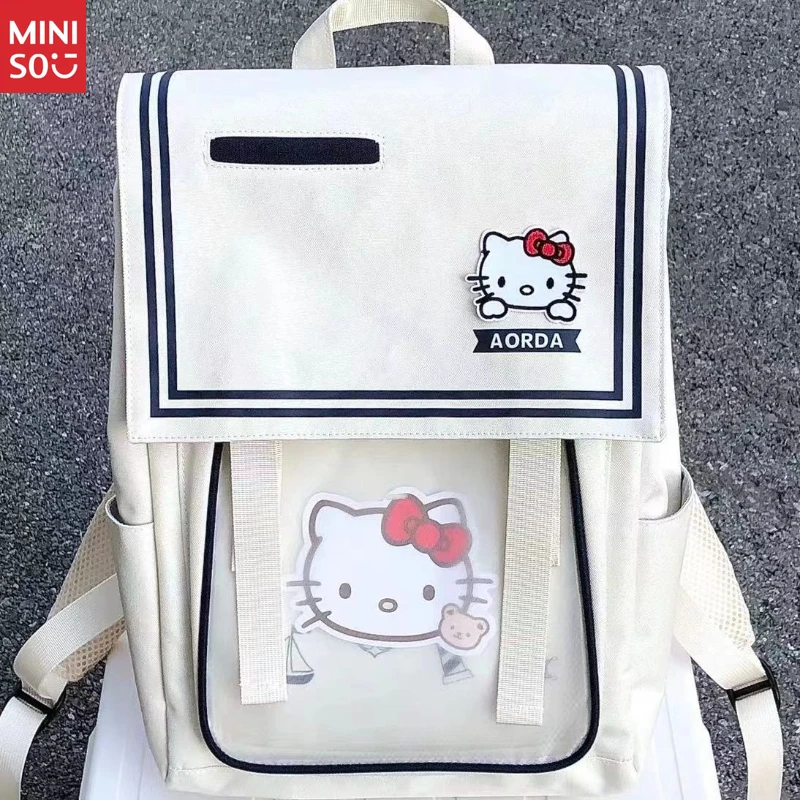 Miniso Indie Print Backpack 2025 | Middle High School Bag for Girls, Unique Design
Miniso Indie Print Backpack 2025 | Middle High School Bag for Girls, Unique Design