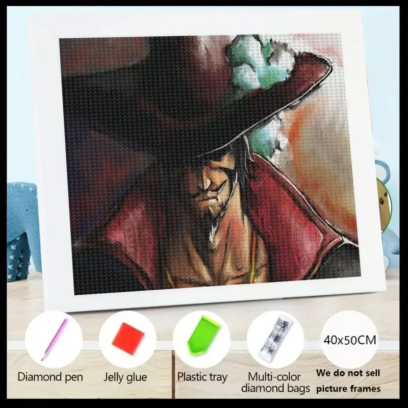 1 шт. комплект алмазной живописи Dracule Mihawk, 5D цельный аниме-персонаж, полная дрель, сделай сам, хрустальный драгоценный камень, пиратский фехтовальщик для взрослых Cra
1 шт. комплект алмазной живописи Dracule Mihawk, 5D цельный аниме-персонаж, полная дрель, сделай сам, хрустальный драгоценный камень, пиратский фехтовальщик для взрослых Cra