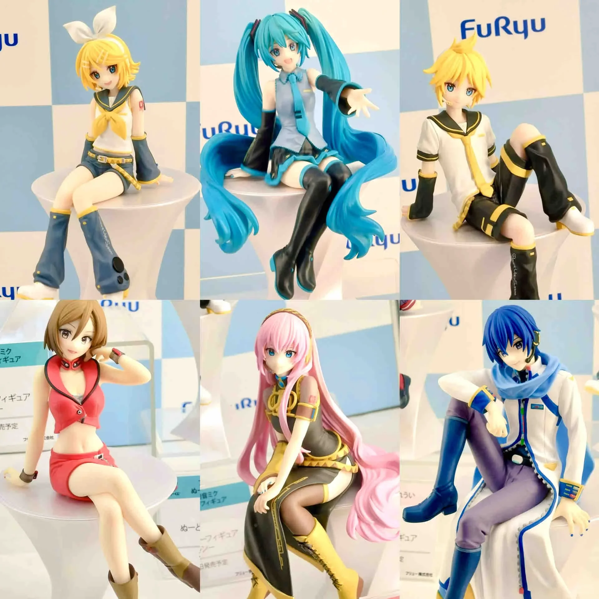 Оригинальная фигурка Furyu Hatsune Miku Rin Len Kaito Luka Meito Noodle Stopper, коллекционная аниме-периферия, игрушки, кавайная кукла, подарок 
Оригинальная фигурка Furyu Hatsune Miku Rin Len Kaito Luka Meito Noodle Stopper, коллекционная аниме-периферия, игрушки, кавайная кукла, подарок