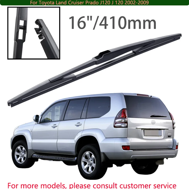 For Toyota Land Cruiser Prado J120 J 120 2002-2009 Car Accessories 16" Rear Windshield Windscreen Washer Wiper Blade
For Toyota Land Cruiser Prado J120 J 120 2002-2009 Car Accessories 16" Rear Windshield Windscreen Washer Wiper Blade