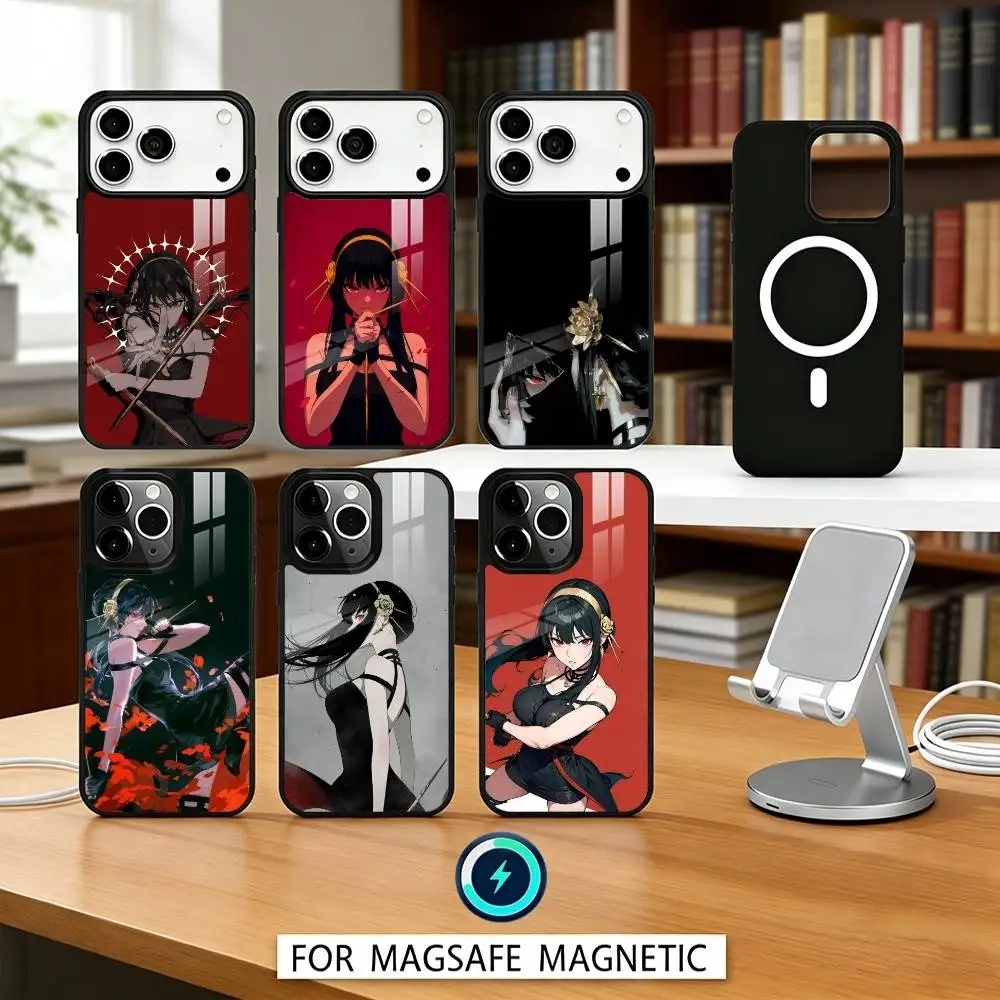Cool Y-Yor F-Forger Anime Phone Case For iPhone17,16,15,14,13,12,Pro,Max,Magnetic For Magsafe Wireless Charging
Cool Y-Yor F-Forger Anime Phone Case For iPhone17,16,15,14,13,12,Pro,Max,Magnetic For Magsafe Wireless Charging